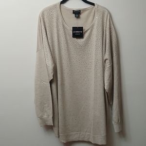 🎉HP🎉Liz Claiborne Career Woman Sweater, Oatmeal, Size 3X, NWT